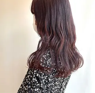 ロング カラー 山口 莉奈のヘアスタイル