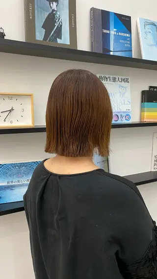 ミディアム 黒木 心温のヘアスタイル