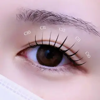 マツエク・マツパ LUCY NAIL&EYE　心斎橋所属・LUCY 心斎橋/ 岡本のマツエク・マツパデザイン