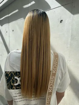 ロング 桑野 葵のヘアスタイル