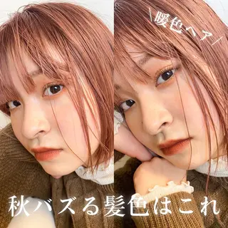 ショート カラー 安永 来未のヘアスタイル