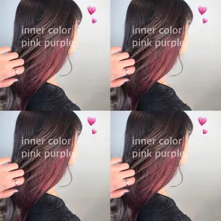ロング カラー ヘアアレンジ 烏丸韓国ヘア🇰🇷 ayaka🎀のヘアスタイル