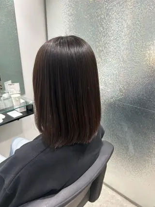 ミディアム ＡＯ所属・艶髪縮毛矯正 🫧🦋/YUINAのヘアスタイル