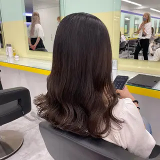 セミロング カラー ヘアアレンジ mai🍑暖色カラー /レイヤー💖のヘアスタイル