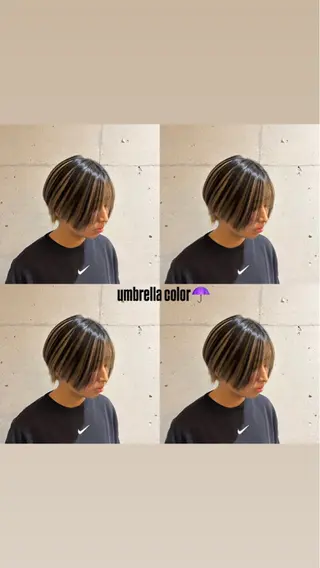 ショート 🌞名駅/ハイトーン / yuu🌞のヘアスタイル