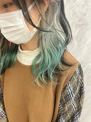 ミディアム カラー ヘアアレンジ 🎗秋山勇/ GEAR.代表のヘアスタイル