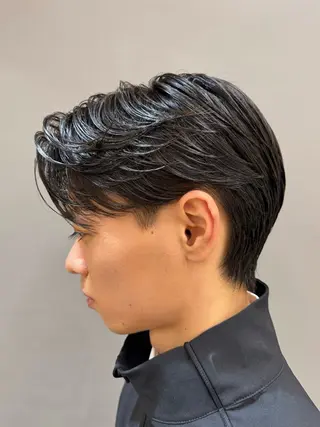 ショート パーマ メンズ 横浜/レイヤー/ カネコのヘアスタイル
