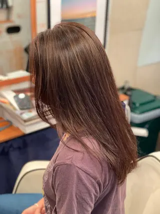 セミロング 逗子葉山 ナオイカイラのヘアスタイル