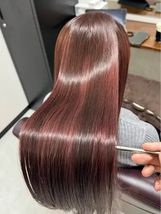 ロング 髪質改善 西村優作のヘアスタイル