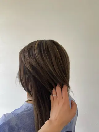 ミディアム カラー 弥祝 minoriのヘアスタイル