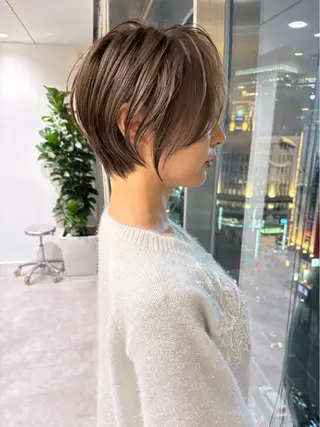 ショート 大人ショート特化/ カットモデル/表参道のヘアスタイル