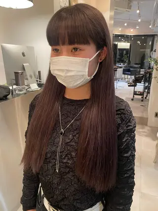 ロング カラー riria/ボブ /透明感カラー🎀のヘアスタイル