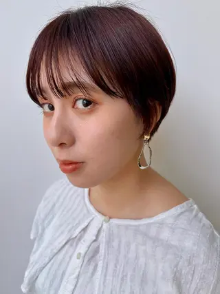 ショート 小池 楓のヘアスタイル