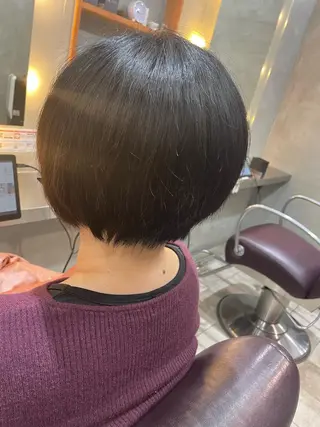 ショート 岡田 駿也のヘアスタイル