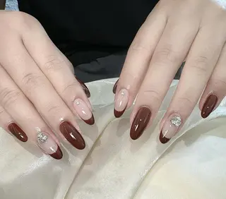 ネイル By moonネイル 🌷ワンホン/韓国風のネイルデザイン