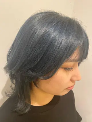 ミディアム sail hairのヘアスタイル