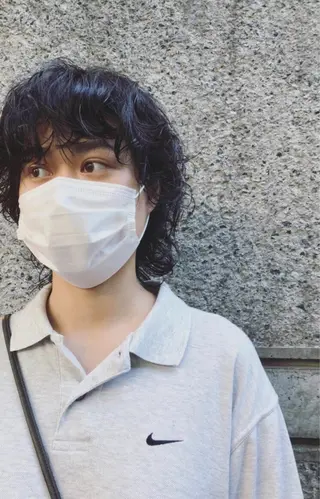 ショート パーマ ヘアアレンジ メンズ メンズ特化✂️栗原 侑也のヘアスタイル