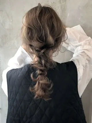 ヘアアレンジ 艶髪カラー🫧 髪質改善🪽萩原のヘアスタイル