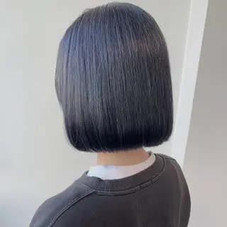 ミディアム カラー 𓏸レイヤー髪質改善 透けカラーカノン🫧のヘアスタイル