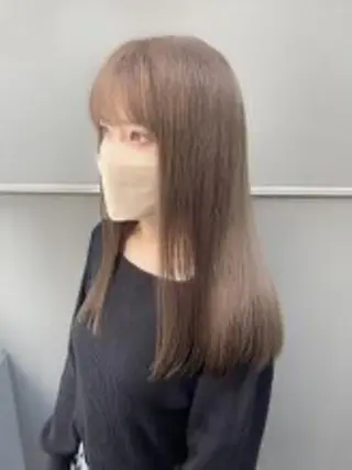 ミディアム カラー 立川✨ブリーチ/ ケアブリーチ✨のヘアスタイル
