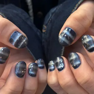 ネイル 【Zina京都駅前】 きぬがわ らむのネイルデザイン