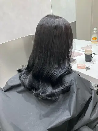 ロング カラー 💖ブリーチなし透明 感💖ASAHIのヘアスタイル