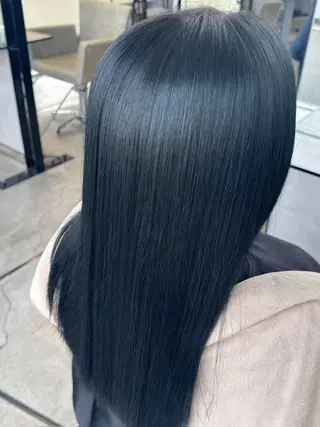 ロング カラー 美髪ストレート✨️ 義見 優斗のヘアスタイル