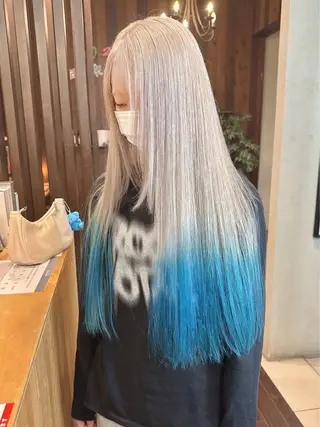 ロング カラー 具志 正太のヘアスタイル