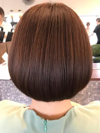 ミディアム カラー パーマ 髪質改善/縮毛矯正 専門　代官山/恵比寿のヘアスタイル