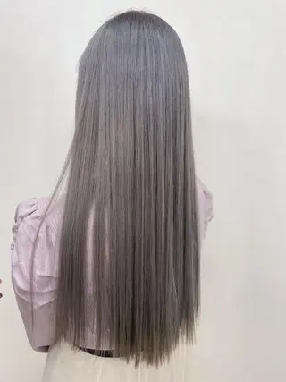 ロング カラー コレットヘアー 田中アヤノのヘアスタイル
