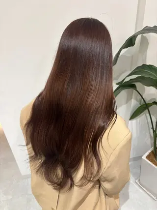 ロング カラー 🎀透明感× 赤み消し🎀正源のヘアスタイル