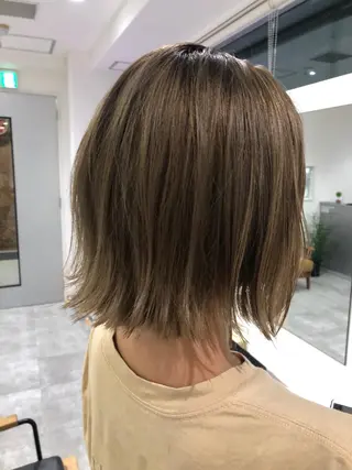 ショート カラー JILBLAN京都 ショート/ハイライトのヘアスタイル