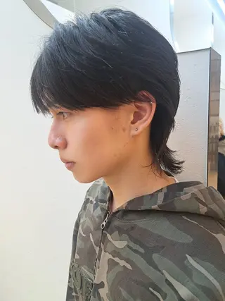 メンズ パーマ 韓国風メンズ/垢抜け /メイク男子/キャロのヘアスタイル