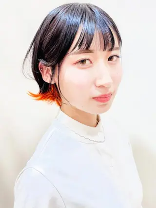 ショート カラー 大野 あさみのヘアスタイル