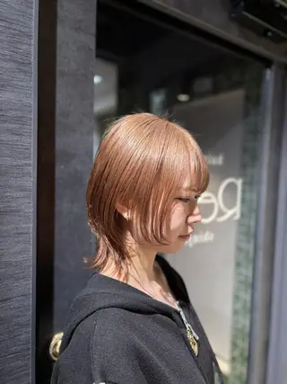 ミディアム Reflet 新宿/プルエクステのヘアスタイル