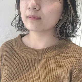 ショート カラー 荒川 ひなの 新川崎のヘアスタイル