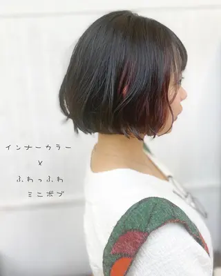 ショート ☀️透明感color KURO☀️のヘアスタイル