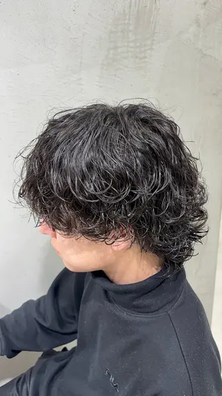 ショート パーマ メンズ 名古屋メンズパーマ /松井生のヘアスタイル