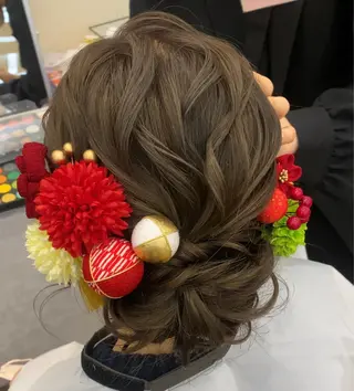 ロング ヘアアレンジ Mikazuki オーナーTeradaのマツエク・マツパデザイン