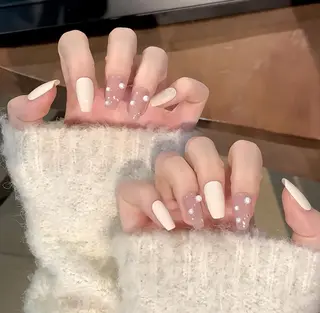 ネイル By moonネイル 🌷ワンホン/韓国風のネイルデザイン