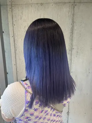 セミロング カラー ヘアアレンジ ボブ×艶カラー 特化・リクト💥のヘアスタイル