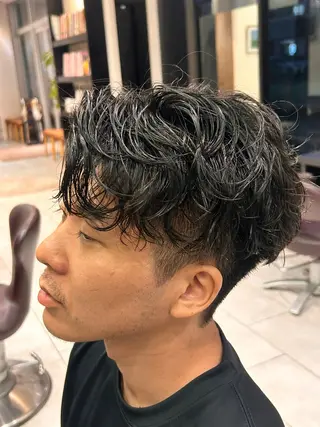 ショート パーマ メンズ ri kuのヘアスタイル