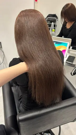 ロング カラー 🎀透明感× 赤み消し🎀正源のヘアスタイル