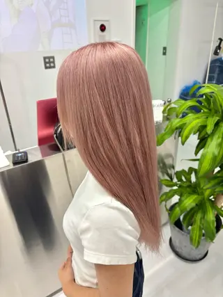 ロング カラー パーマ&ブリーチ /飯牟田/GEAR.のヘアスタイル