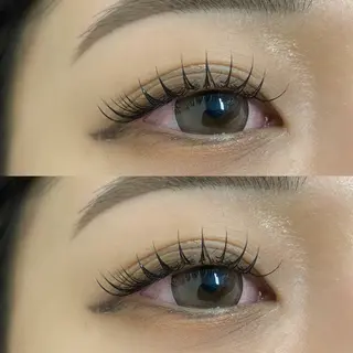 マツエク・マツパ 束感まつげ🤍 hikaruのマツエク・マツパデザイン
