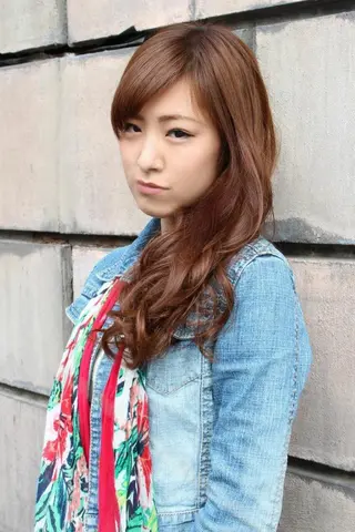 ロング カラー 河内 崇純のヘアスタイル