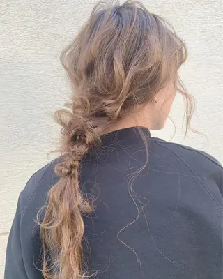 ロング ヘアアレンジ メンズパーマ/新潟駅 NOBUTA🔥のヘアスタイル