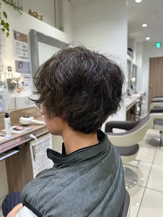 パーマ メンズ Miyu🦄ash メンズカット/まつげのヘアスタイル