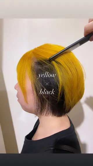 ショート カラー マンツーマン施術🌷 透明感/HIKARIのヘアスタイル
