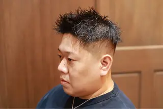 ショート パーマ メンズ なかで りゅうのすけのヘアスタイル